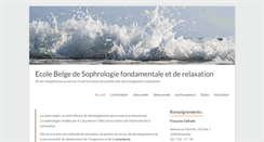 Desktop Screenshot of ecole-sophro.be